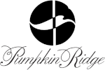 Icon with Pumpkin Ridge Text Logo: Color coordinate